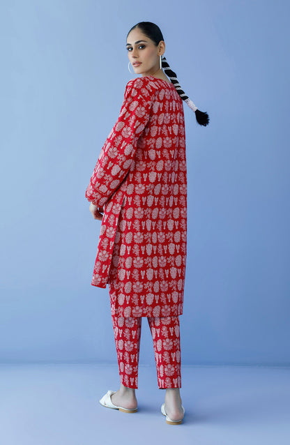 Orient - Unstitched 2 Piece Printed Cambric Shirt and Cambric Pant