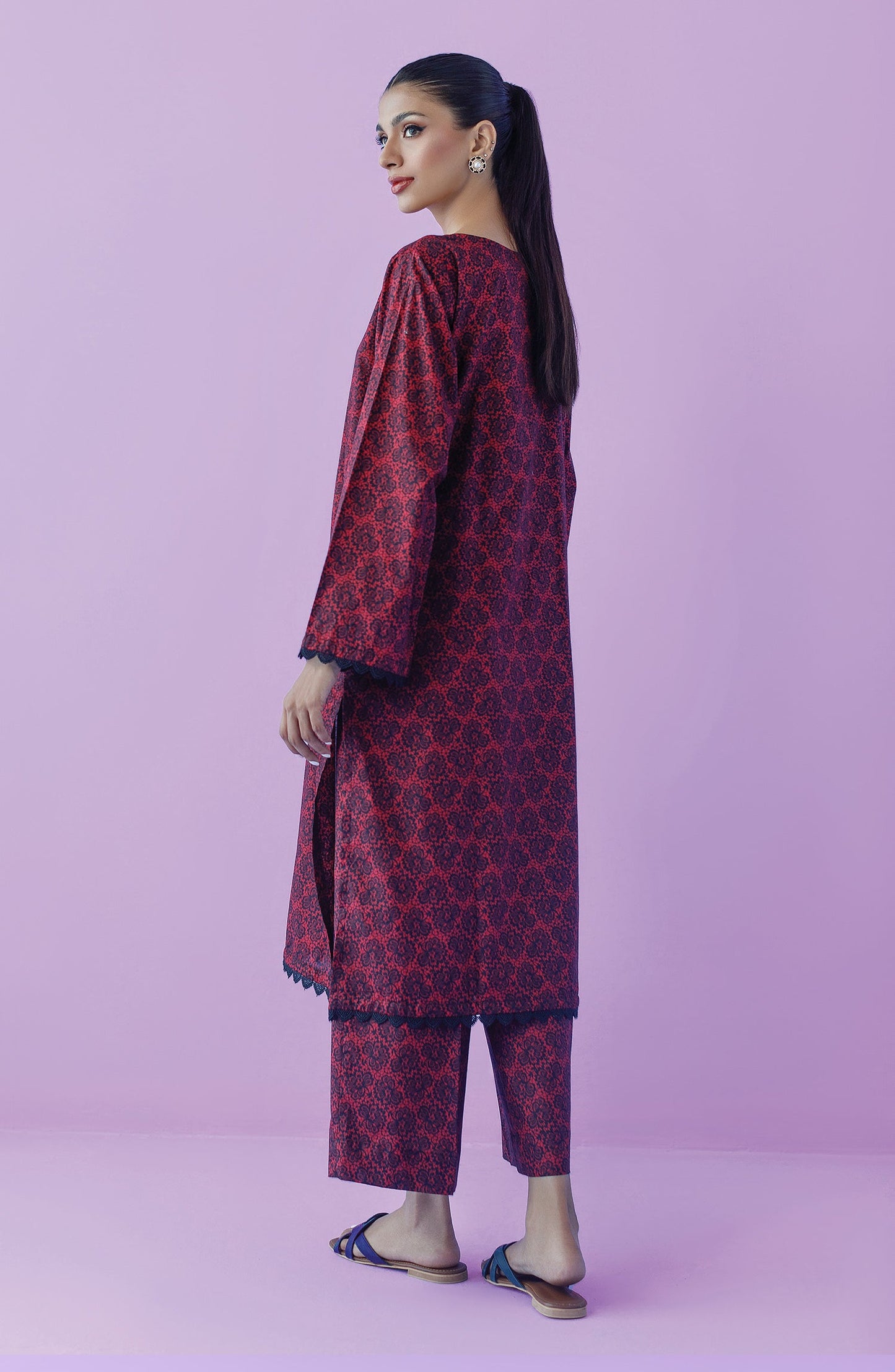 Orient - Unstitched 2 Piece Printed Lawn Shirt and Lawn Pant