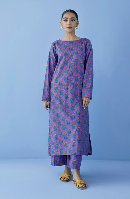 Orient - Unstitched 2 Piece Printed Cambric Shirt and Cambric Pant