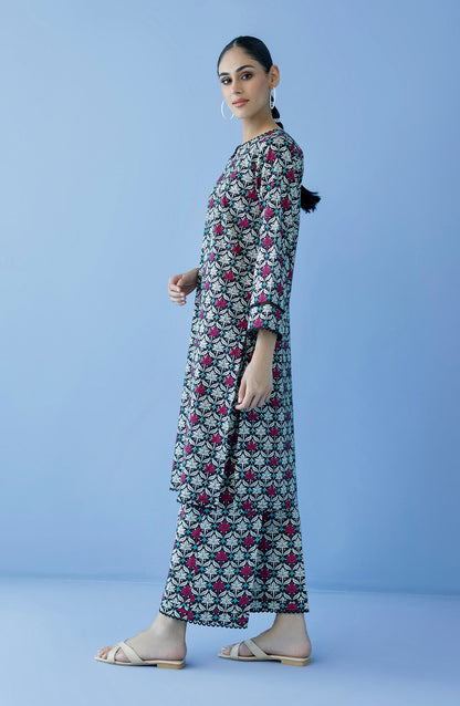 Orient - Unstitched 2 Piece Printed Cambric Shirt and Cambric Pant