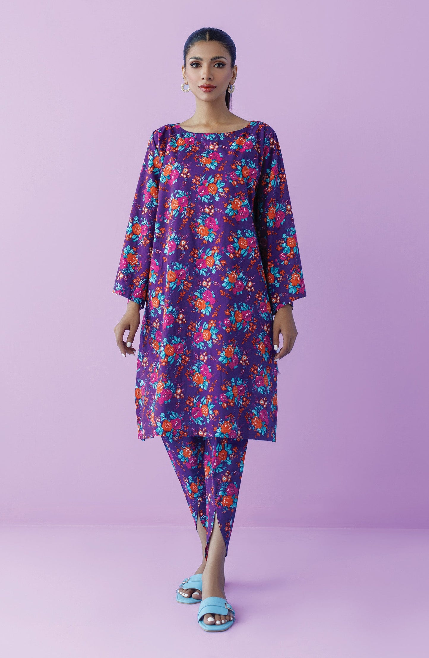 Orient - Stitched 2 Piece Printed Lawn Shirt and Lawn Pant