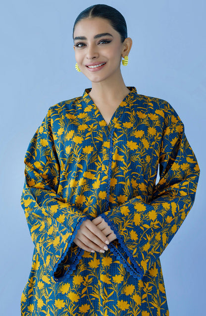 Orient - Unstitched 2 Piece Printed Cambric Shirt and Cambric Pant