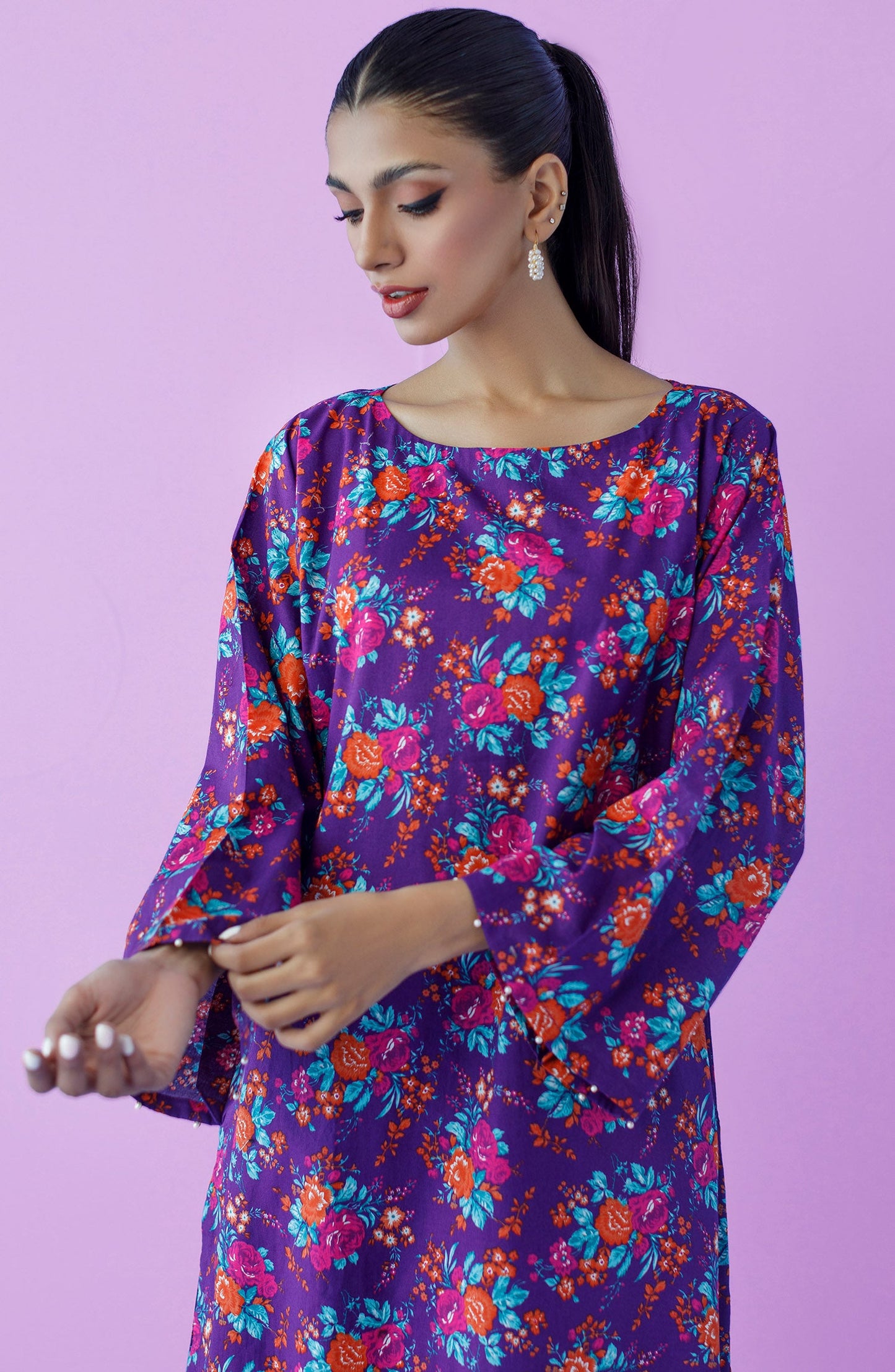 Orient - Unstitched 2 Piece Printed Lawn Shirt and Lawn Pant