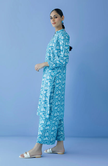Orient - Unstitched 2 Piece Printed Cambric Shirt and Cambric Pant