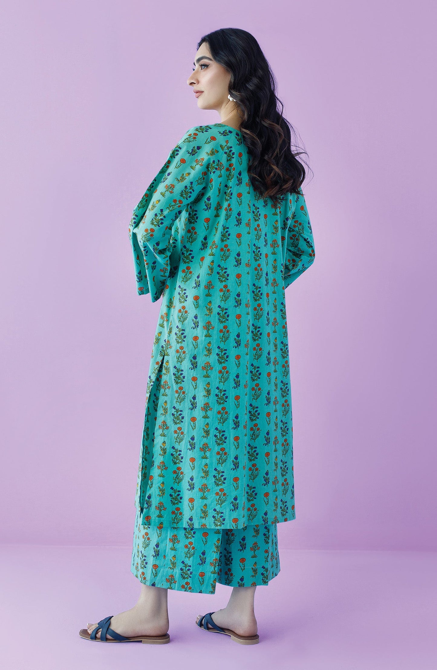 Orient - Unstitched 2 Piece Printed Lawn Shirt and Lawn Pant