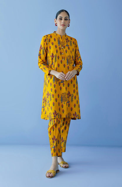 Orient - Unstitched 2 Piece Printed Cambric Shirt and Cambric Pant
