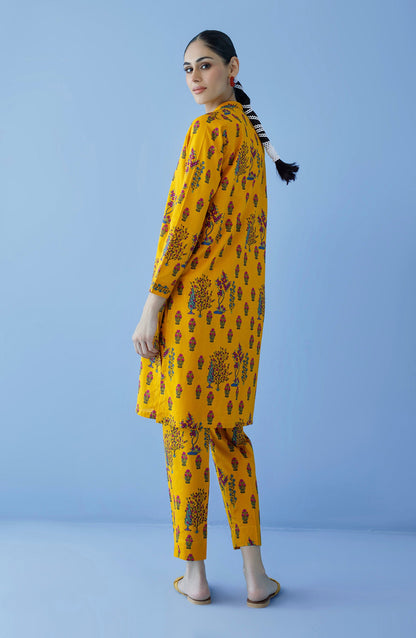 Orient - Unstitched 2 Piece Printed Cambric Shirt and Cambric Pant