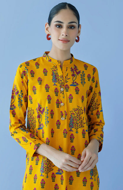 Orient - Unstitched 2 Piece Printed Cambric Shirt and Cambric Pant