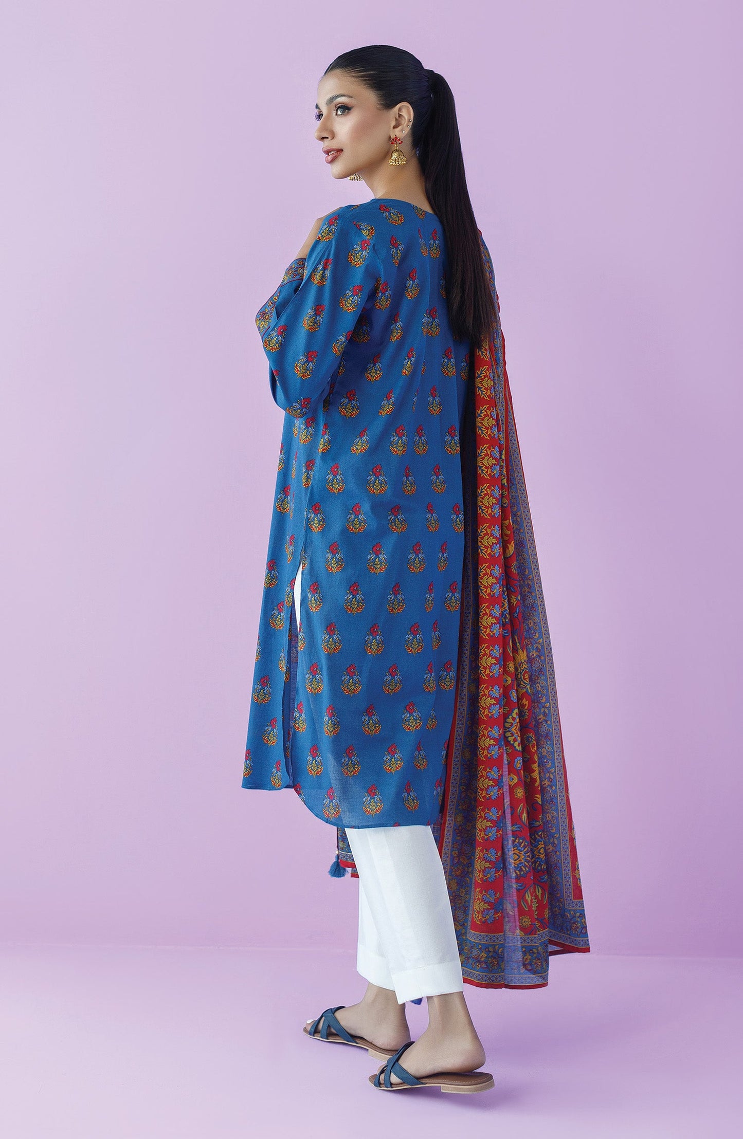 Orient - Unstitched 2 Piece Printed Lawn Shirt and Lawn Dupatta