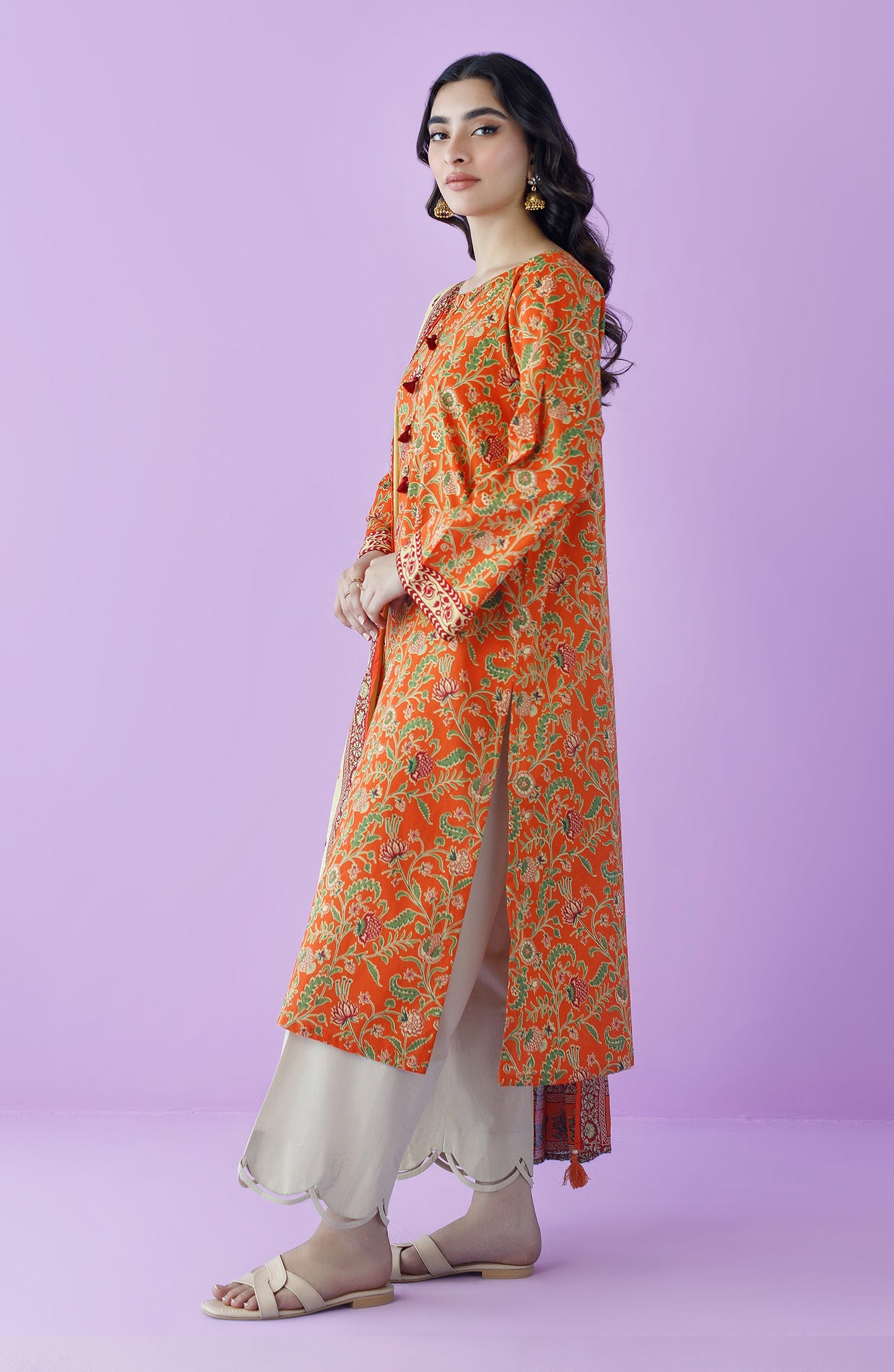 Orient - Unstitched 2 Piece Printed Lawn Shirt and Lawn Dupatta