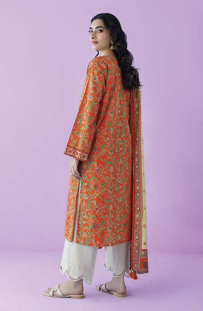 Orient - Unstitched 2 Piece Printed Lawn Shirt and Lawn Dupatta