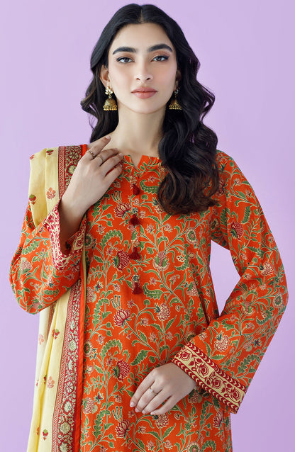 Orient - Unstitched 2 Piece Printed Lawn Shirt and Lawn Dupatta