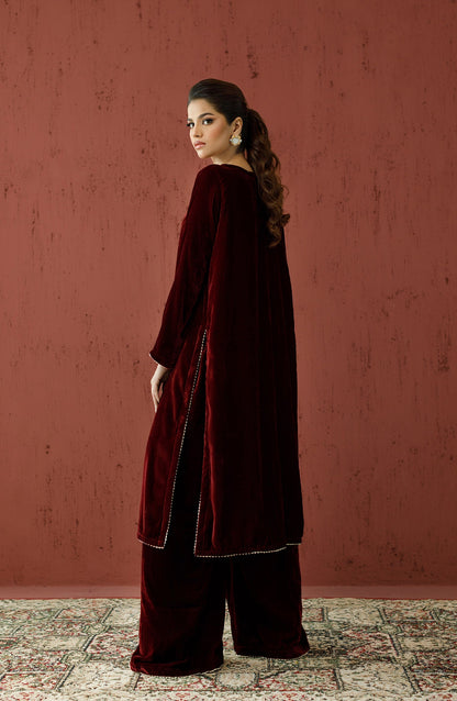 Orient - Stitched 2 Piece Plain Velvet Shirt and Velvet Pant