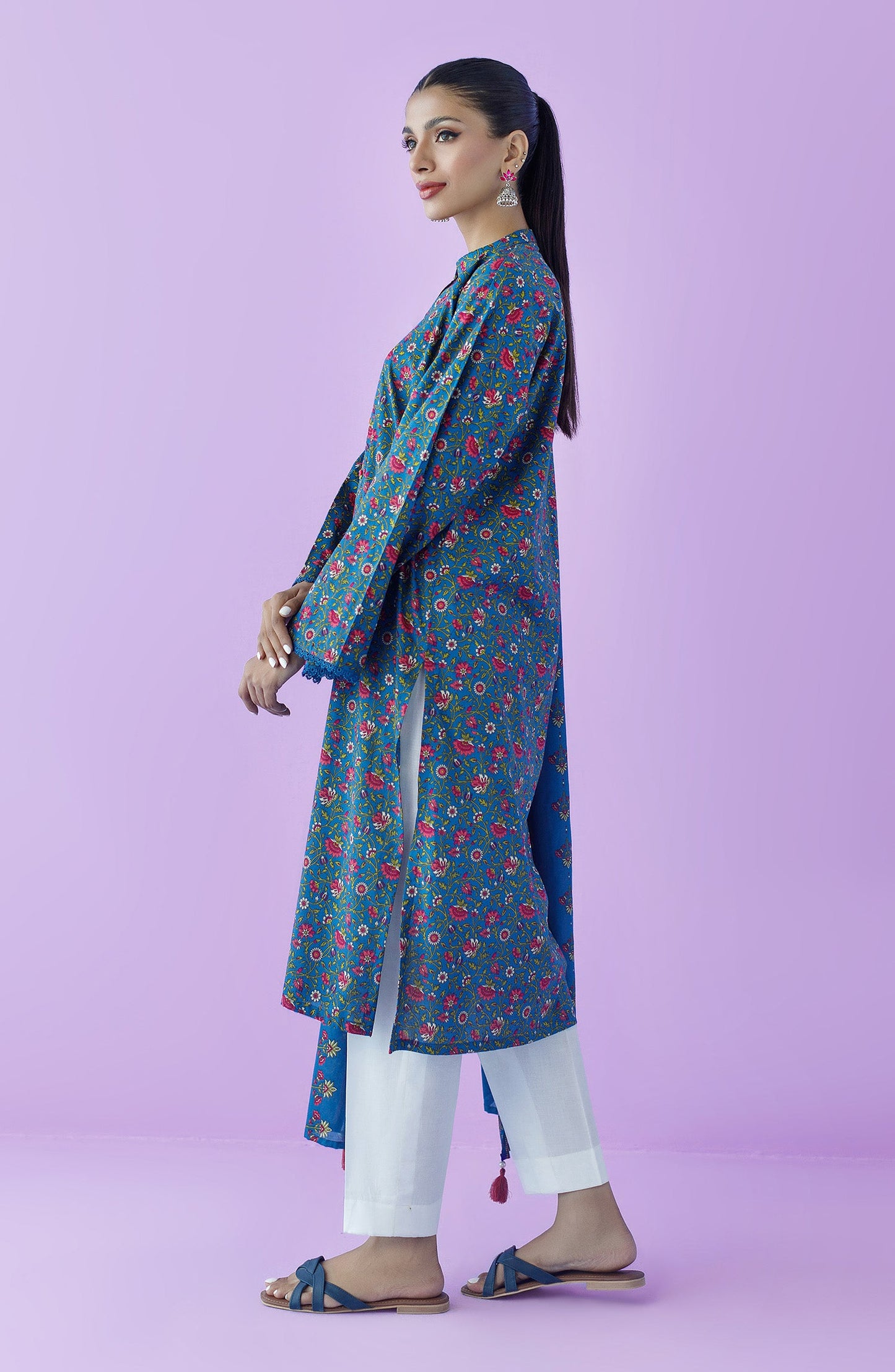 Orient - Unstitched 2 Piece Printed Lawn Shirt and Lawn Dupatta