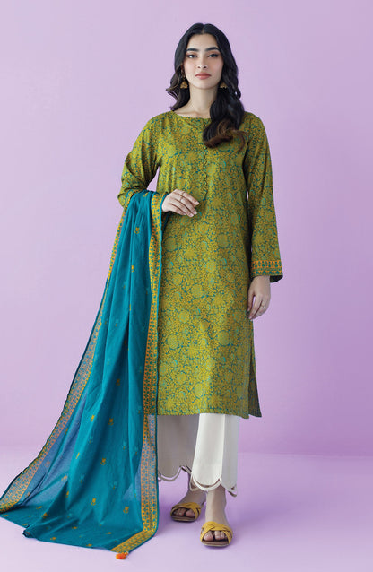 Orient - Unstitched 2 Piece Printed Lawn Shirt and Lawn Dupatta