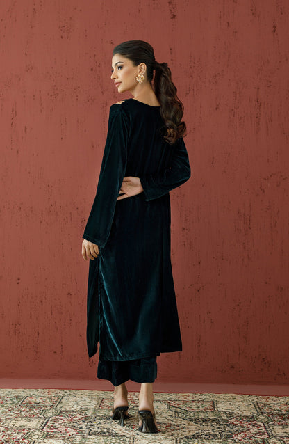 Orient - Stitched 2 Piece Plain Velvet Shirt and Velvet Pant