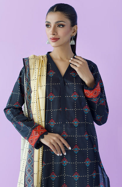 Orient - Unstitched 2 Piece Printed Lawn Shirt and Lawn Dupatta