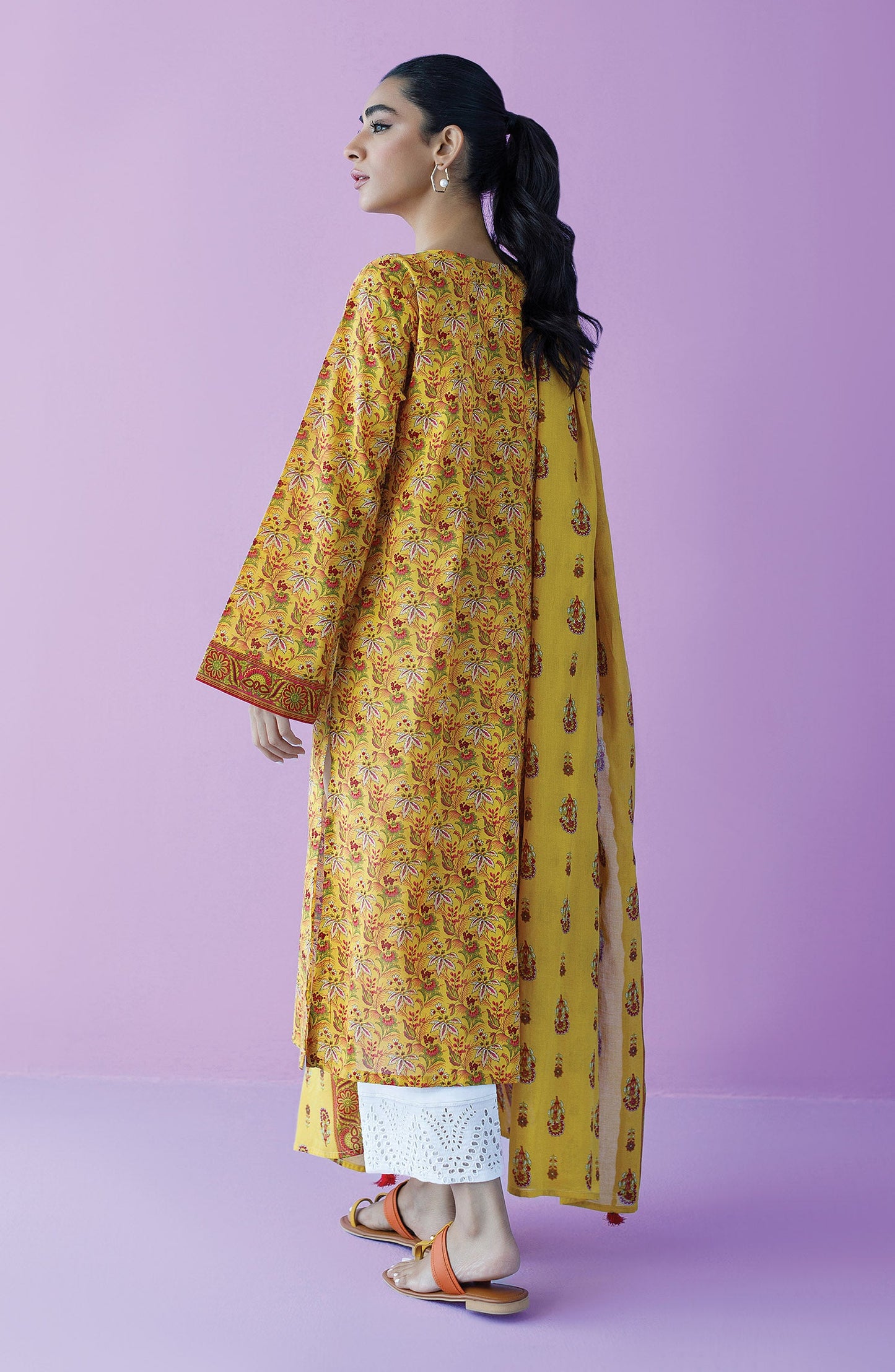 Orient - Stitched 2 Piece Printed Lawn Shirt and Lawn Dupatta