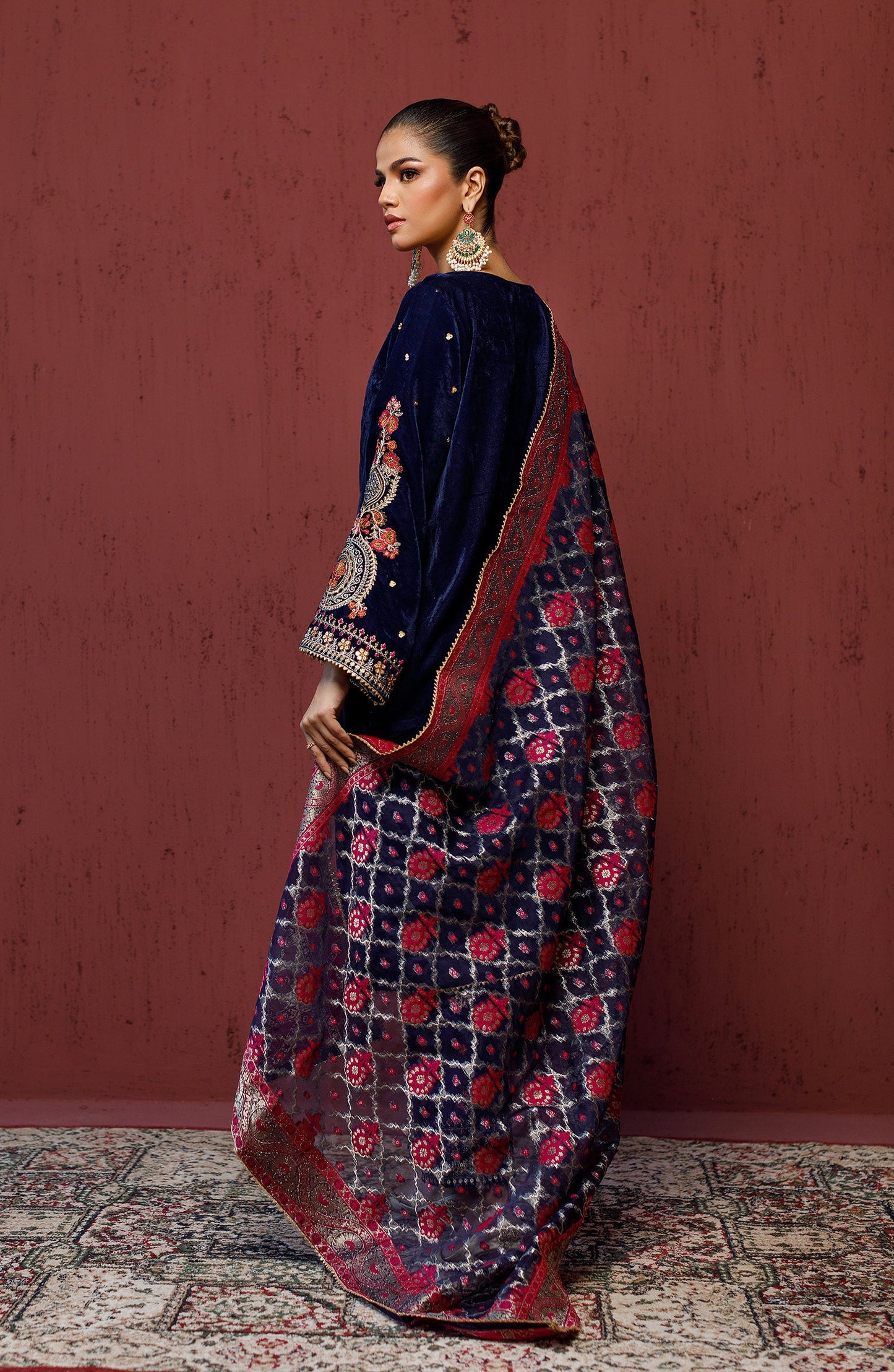 Orient - Stitched 1 Piece Organza Jacquard Dupatta