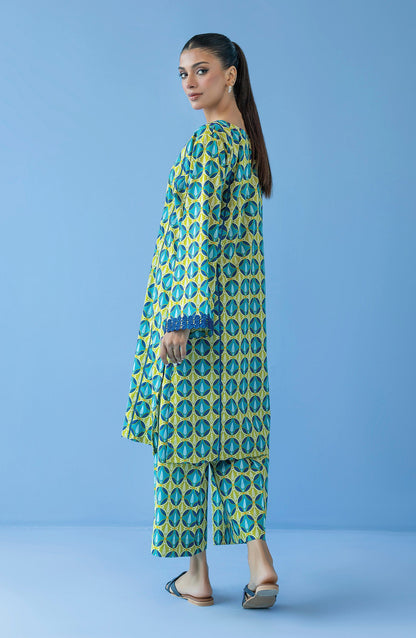 Orient - Unstitched 2 Piece Printed Cambric Shirt and Cambric Pant