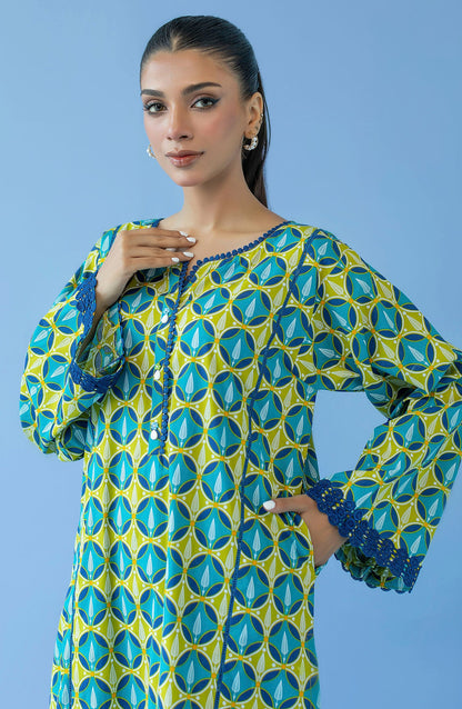 Orient - Unstitched 2 Piece Printed Cambric Shirt and Cambric Pant