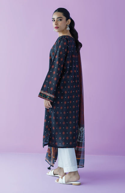 Orient - Unstitched 2 Piece Printed Lawn Shirt and Chiffon Dupatta