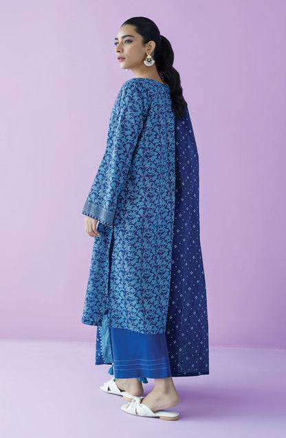 Orient - Stitched 3 Piece Printed Lawn Shirt , Cambric Pant and Lawn Dupatta