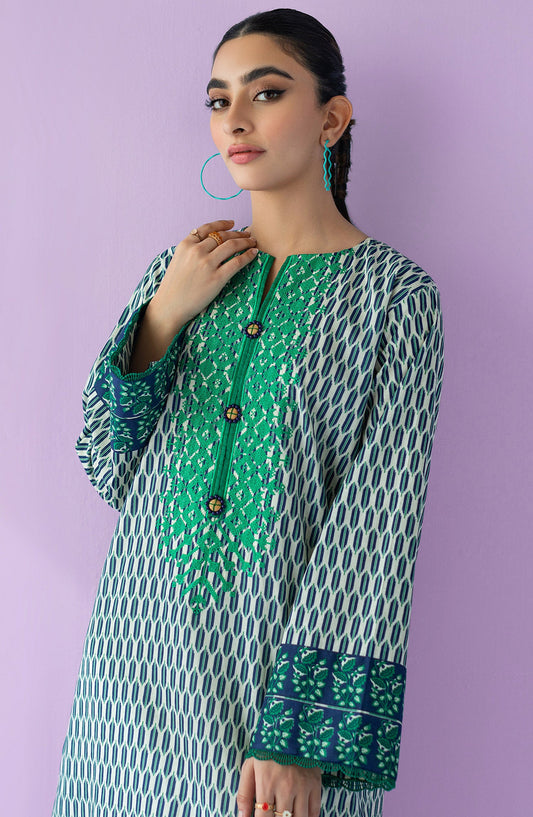 Orient - Unstitched 1 Piece Embroidered Lawn Shirt