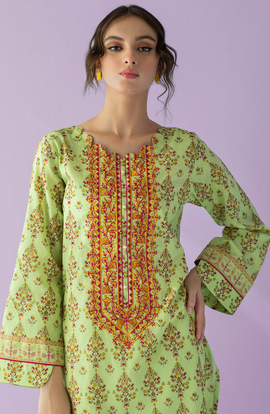 Orient - Unstitched 1 Piece Embroidered Lawn Shirt