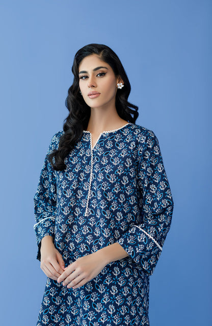 Orient - Unstitched 2 Piece Printed Khaddar Shirt and Khaddar Pant