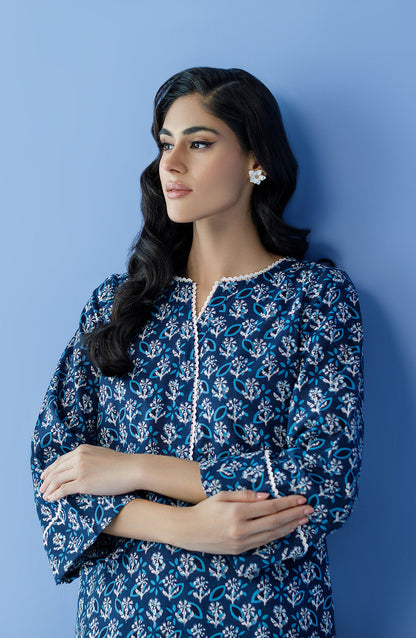 Orient - Stitched 2 Piece Printed Khaddar Shirt and Khaddar Pant