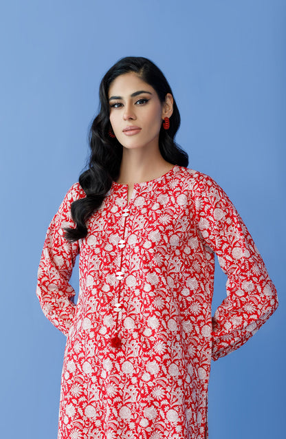 Orient - Unstitched 2 Piece Printed Khaddar Shirt and Khaddar Pant