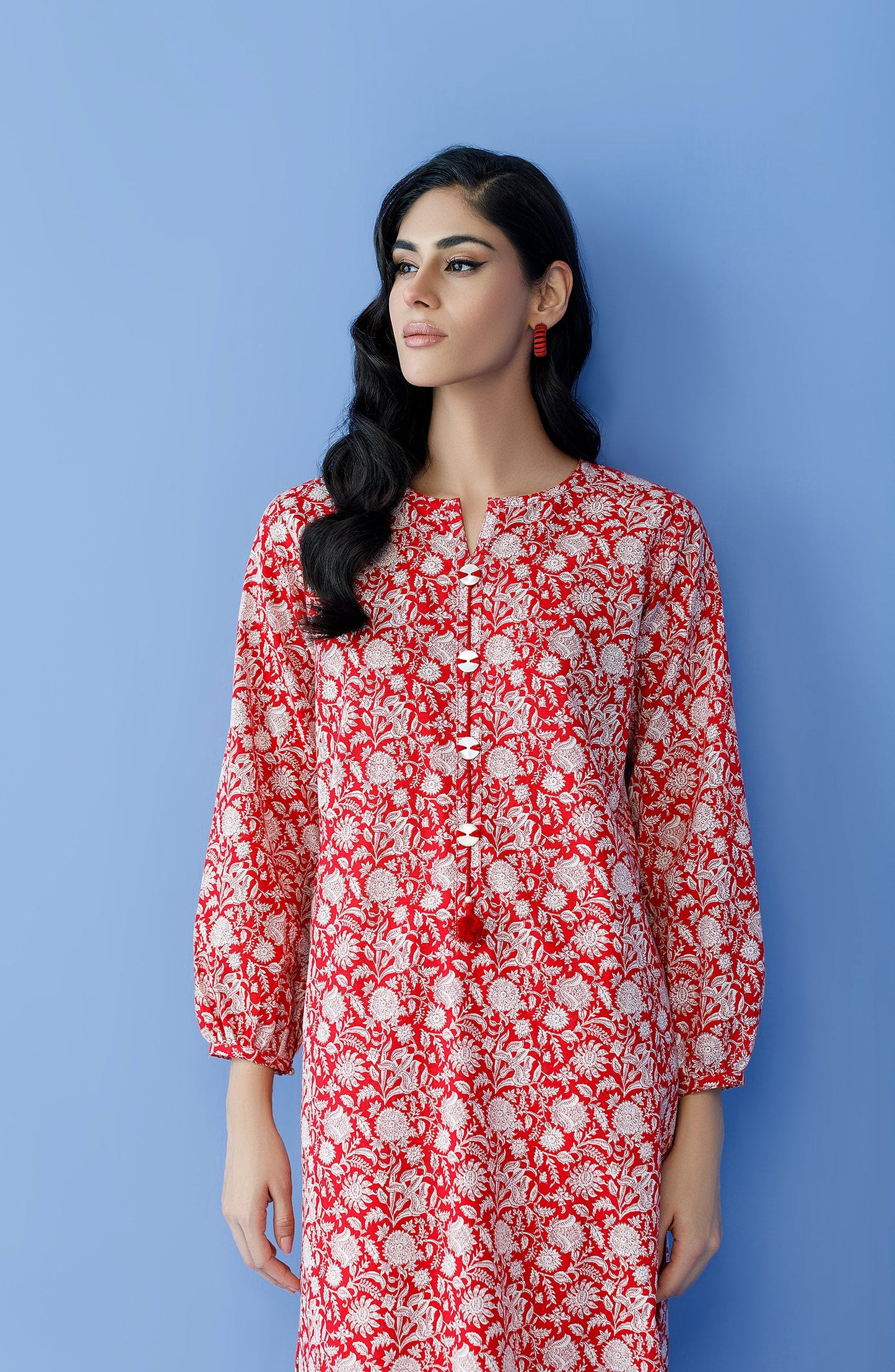 Orient - Unstitched 2 Piece Printed Khaddar Shirt and Khaddar Pant