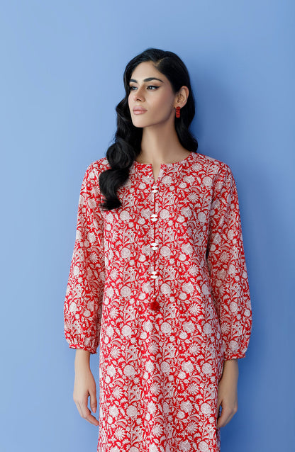Orient - Stitched 2 Piece Printed Khaddar Shirt and Khaddar Pant