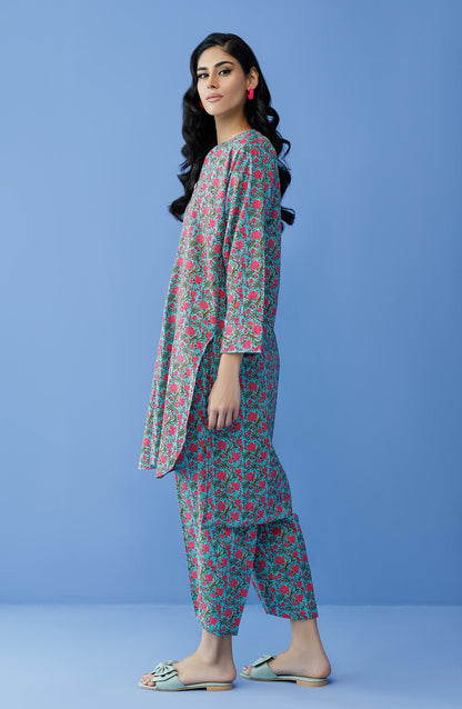 Orient - Stitched 2 Piece Printed Khaddar Shirt and Khaddar Pant