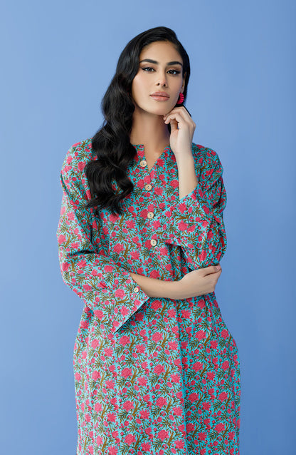 Orient - Unstitched 2 Piece Printed Khaddar Shirt and Khaddar Pant