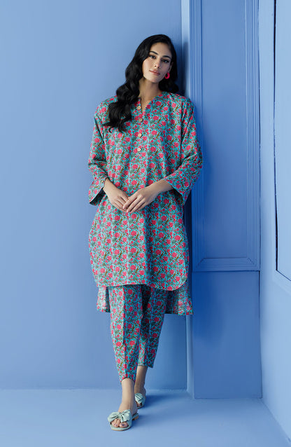 Orient - Unstitched 2 Piece Printed Khaddar Shirt and Khaddar Pant