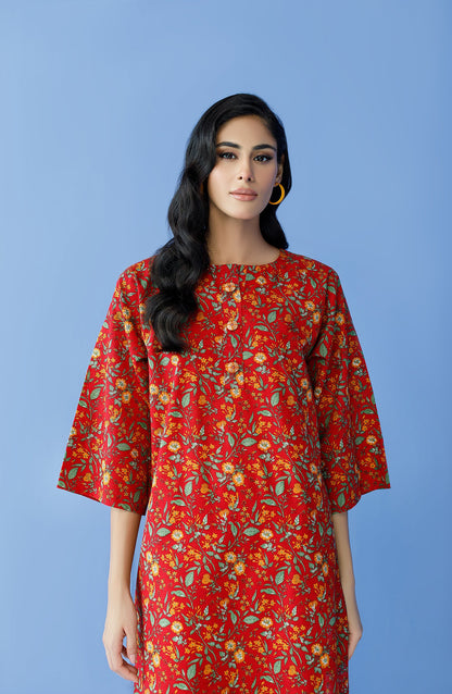 Orient - Stitched 2 Piece Printed Khaddar Shirt and Khaddar Pant