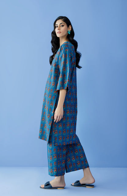 Orient - Stitched 2 Piece Printed Khaddar Shirt and Khaddar Pant