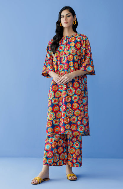 Orient - Stitched 2 Piece Printed Khaddar Shirt and Khaddar Pant