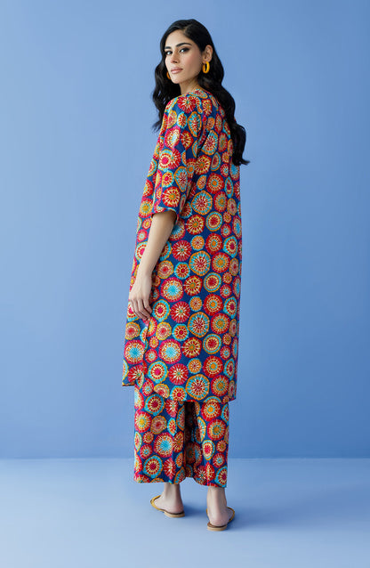 Orient - Stitched 2 Piece Printed Khaddar Shirt and Khaddar Pant