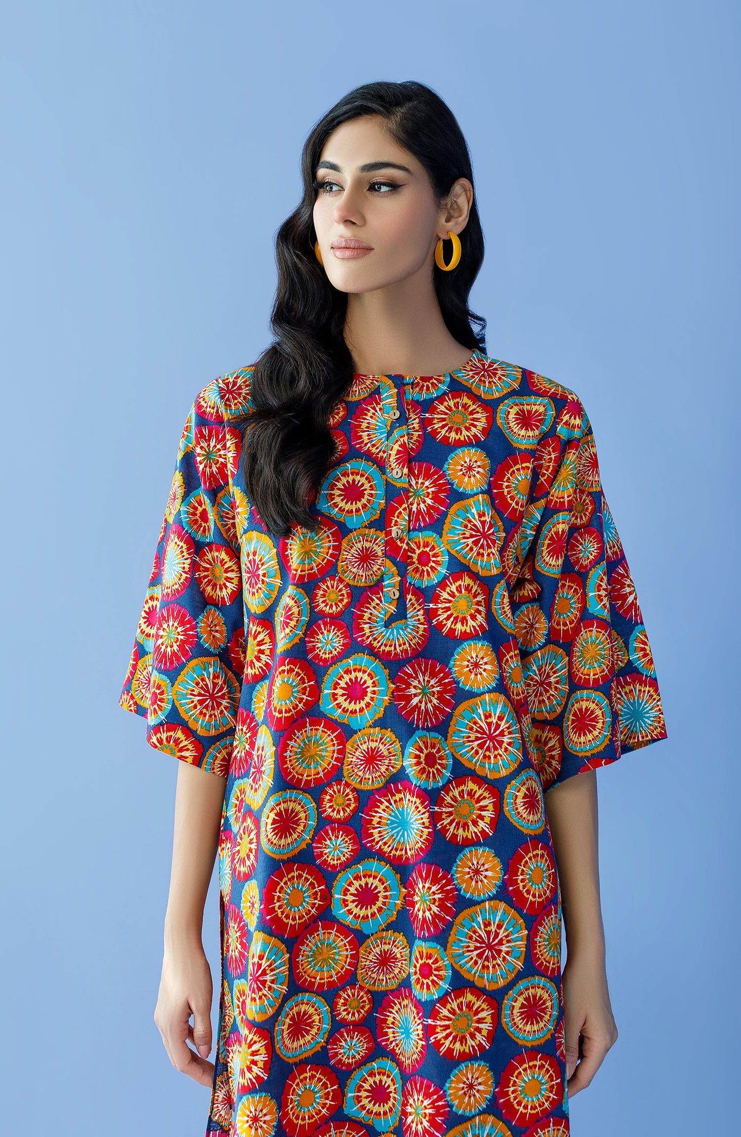 Orient - Unstitched 2 Piece Printed Khaddar Shirt and Khaddar Pant