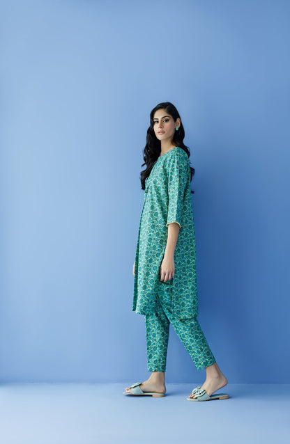 Orient - Unstitched 2 Piece Printed Khaddar Shirt and Khaddar Pant