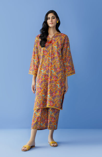 Orient - Stitched 2 Piece Printed Khaddar Shirt and Khaddar Pant