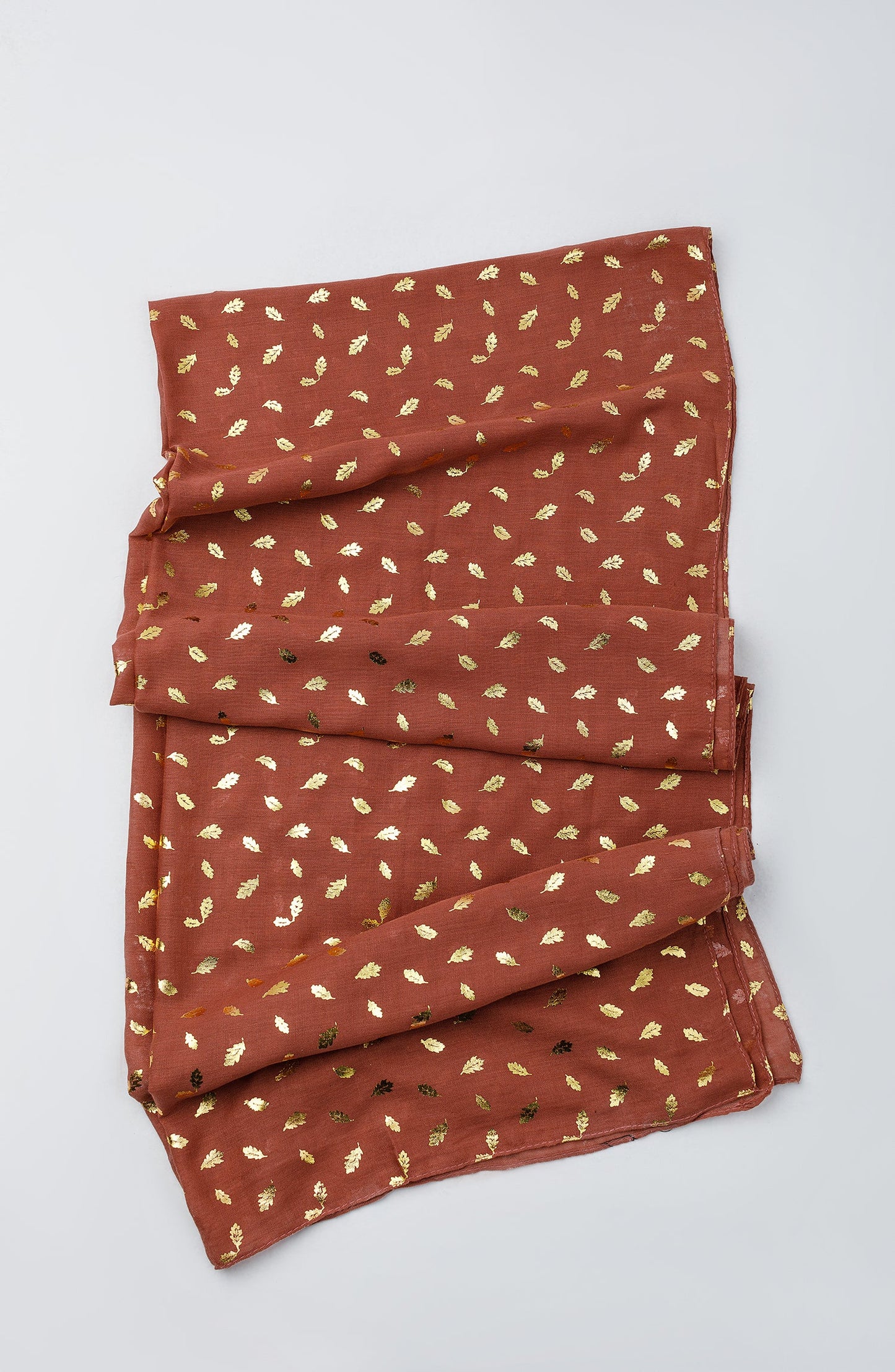 Orient - Stitched 1 Piece Dyed Cotton Scarf