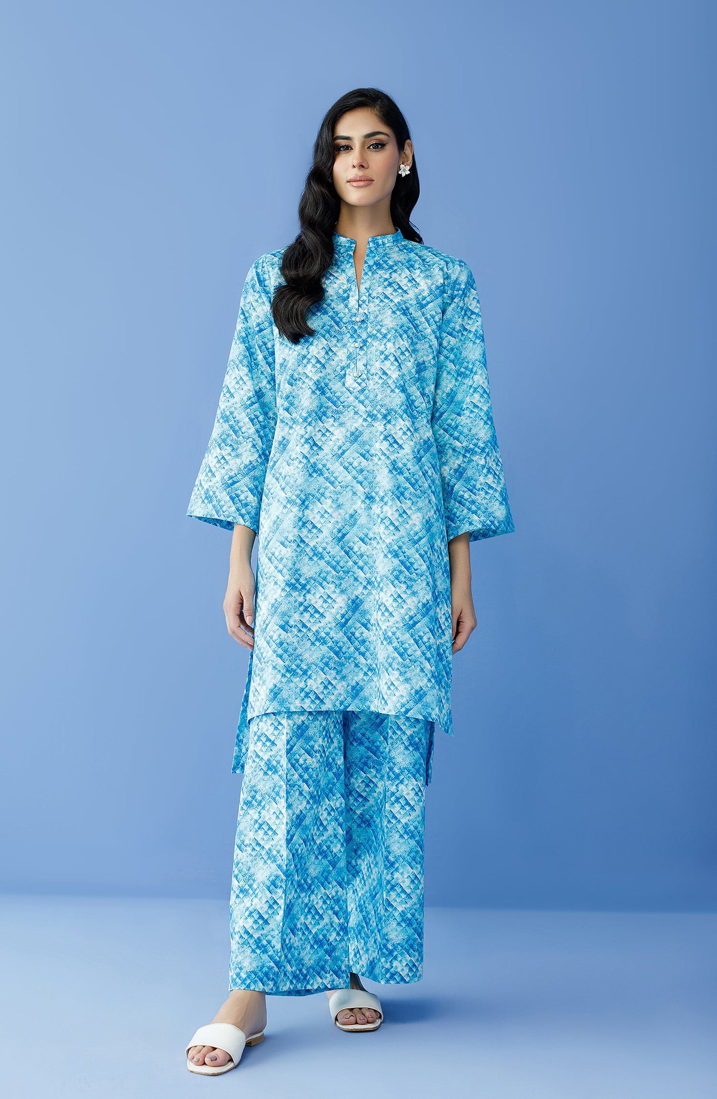 Orient - Unstitched 2 Piece Printed Khaddar Shirt and Khaddar Pant