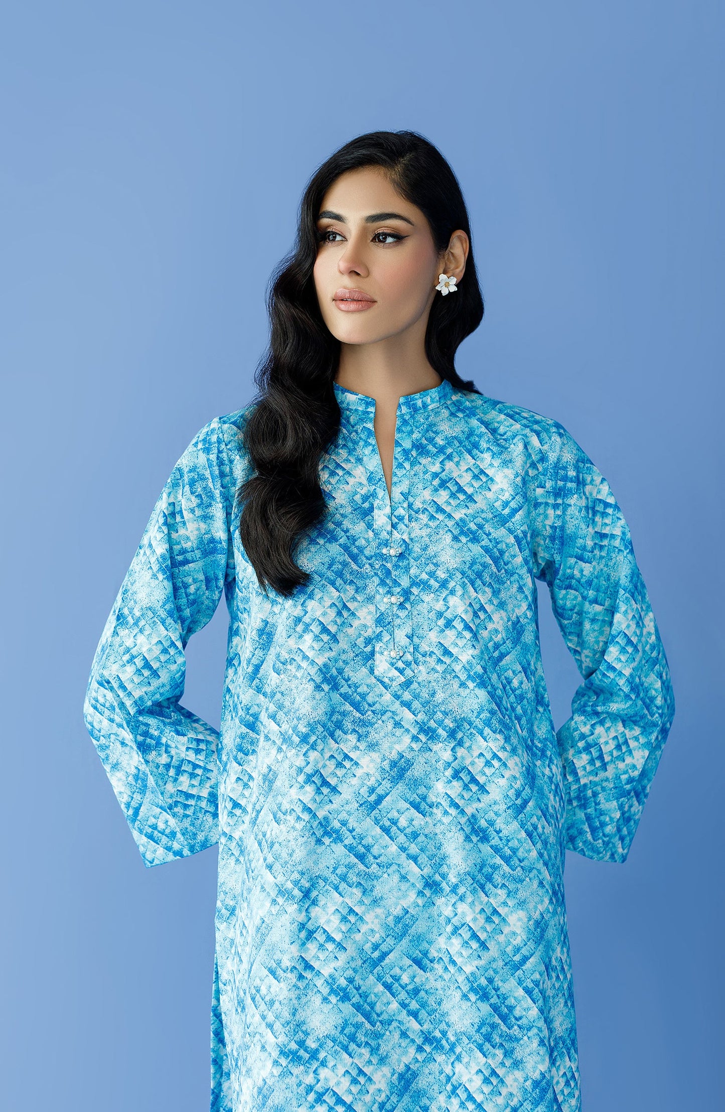 Orient - Unstitched 2 Piece Printed Khaddar Shirt and Khaddar Pant