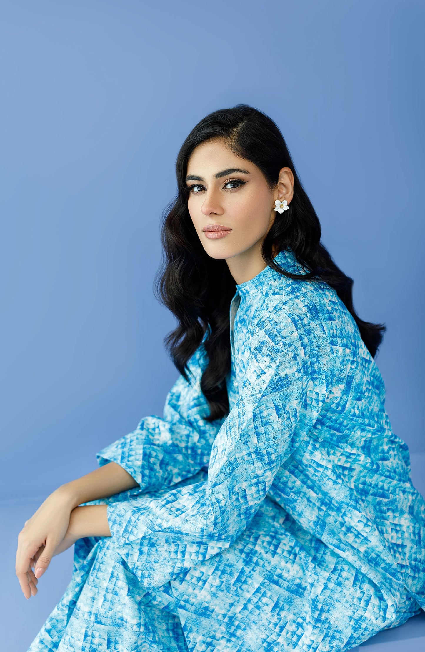 Orient - Unstitched 2 Piece Printed Khaddar Shirt and Khaddar Pant