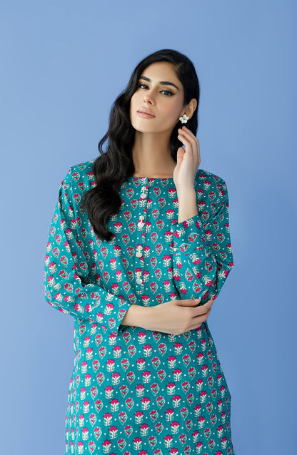 Orient - Stitched 2 Piece Printed Khaddar Shirt and Khaddar Pant
