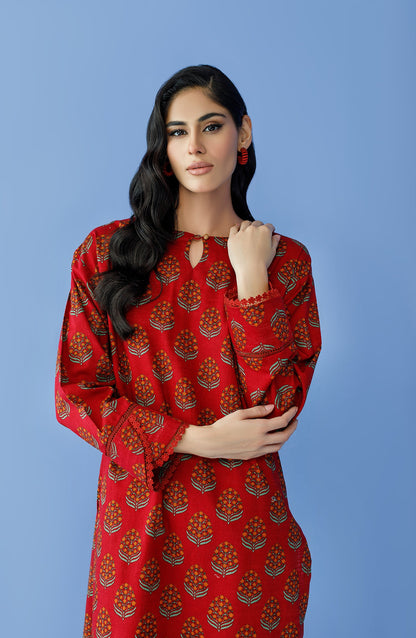 Orient - Stitched 2 Piece Printed Khaddar Shirt and Khaddar Pant